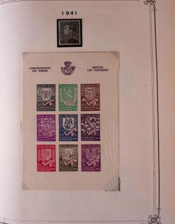 Collection timbres neuf et obl. de Belgique +qq lettres