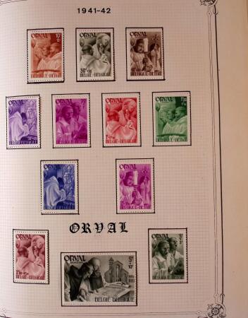 Collection timbres neuf et obl. de Belgique +qq lettres