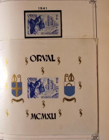 Collection timbres neuf et obl. de Belgique +qq lettres