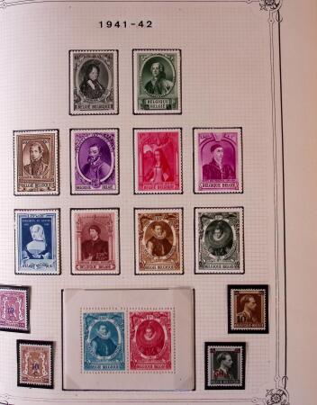 Collection timbres neuf et obl. de Belgique +qq lettres