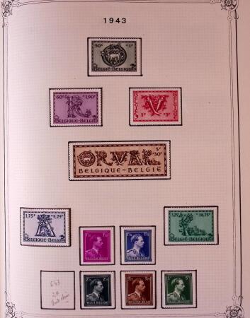 Collection timbres neuf et obl. de Belgique +qq lettres