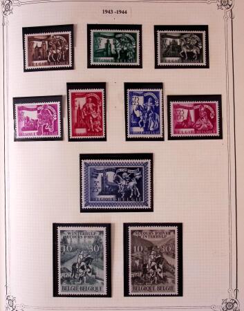 Collection timbres neuf et obl. de Belgique +qq lettres