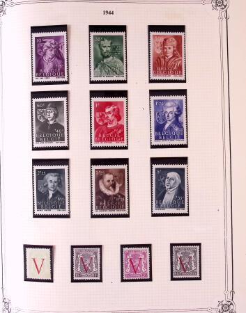 Collection timbres neuf et obl. de Belgique +qq lettres