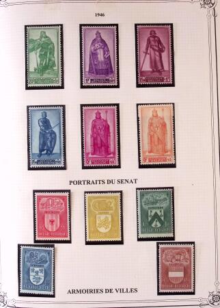 Collection timbres neuf et obl. de Belgique +qq lettres