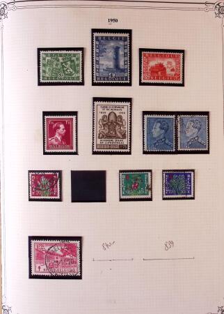 Collection timbres neuf et obl. de Belgique +qq lettres