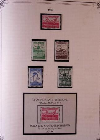 Collection timbres neuf et obl. de Belgique +qq lettres