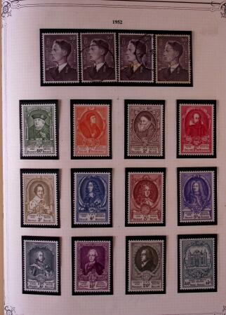 Collection timbres neuf et obl. de Belgique +qq lettres