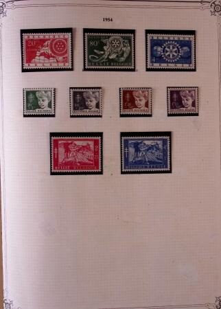 Collection timbres neuf et obl. de Belgique +qq lettres