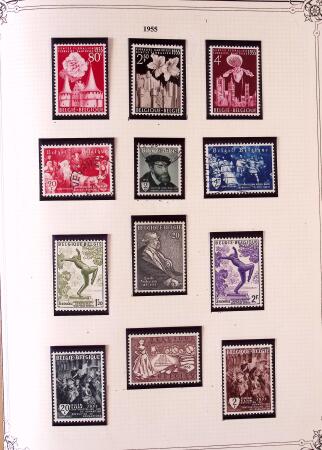 Collection timbres neuf et obl. de Belgique +qq lettres