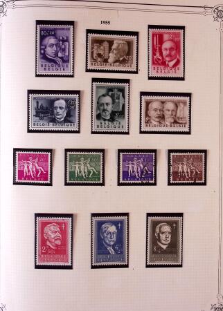 Collection timbres neuf et obl. de Belgique +qq lettres
