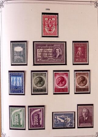 Collection timbres neuf et obl. de Belgique +qq lettres