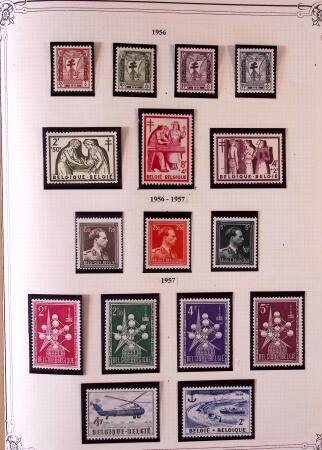 Collection timbres neuf et obl. de Belgique +qq lettres