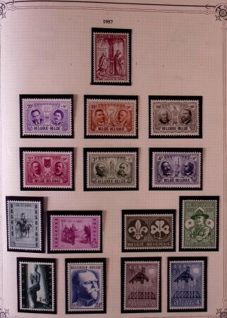 Collection timbres neuf et obl. de Belgique +qq lettres