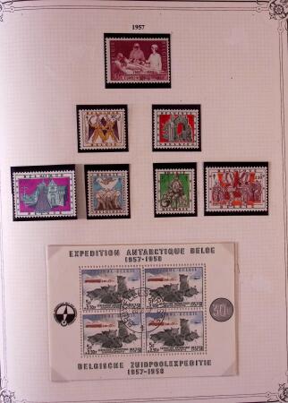 Collection timbres neuf et obl. de Belgique +qq lettres