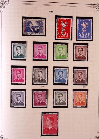 Collection timbres neuf et obl. de Belgique +qq lettres