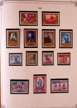 Collection timbres neuf et obl. de Belgique +qq lettres