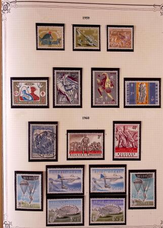Collection timbres neuf et obl. de Belgique +qq lettres