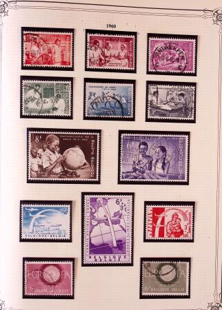 Collection timbres neuf et obl. de Belgique +qq lettres