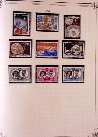 Collection timbres neuf et obl. de Belgique +qq lettres