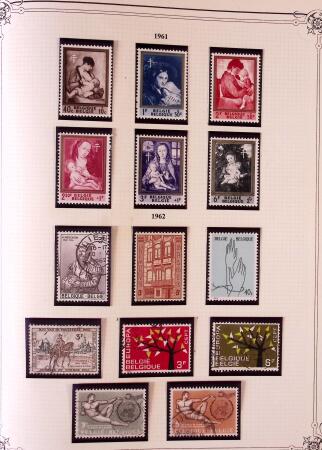 Collection timbres neuf et obl. de Belgique +qq lettres