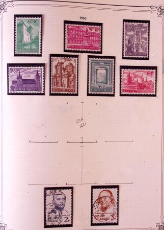 Collection timbres neuf et obl. de Belgique +qq lettres