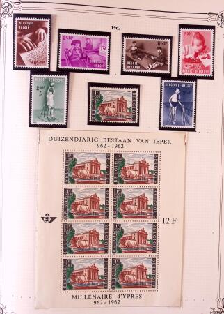 Collection timbres neuf et obl. de Belgique +qq lettres