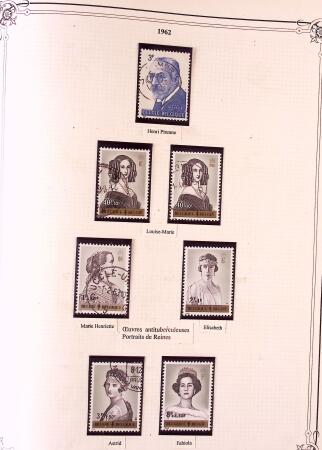 Collection timbres neuf et obl. de Belgique +qq lettres
