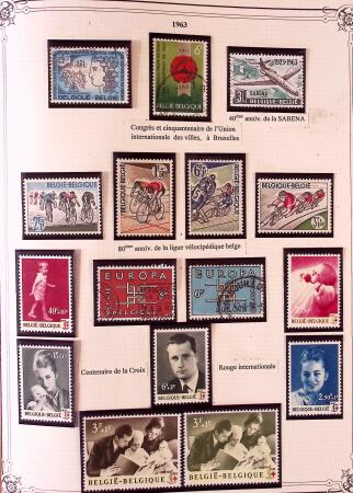 Collection timbres neuf et obl. de Belgique +qq lettres