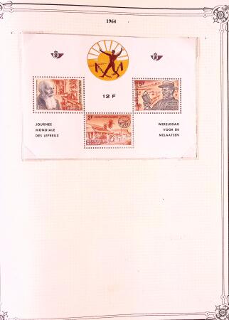 Collection timbres neuf et obl. de Belgique +qq lettres