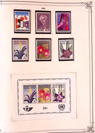 Collection timbres neuf et obl. de Belgique +qq lettres