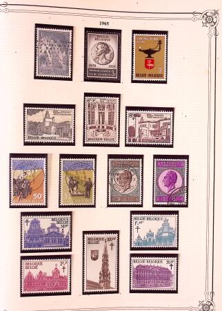 Collection timbres neuf et obl. de Belgique +qq lettres