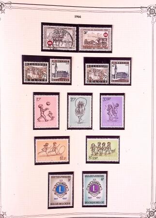 Collection timbres neuf et obl. de Belgique +qq lettres
