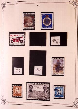 Collection timbres neuf et obl. de Belgique +qq lettres
