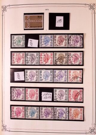 Collection timbres neuf et obl. de Belgique +qq lettres