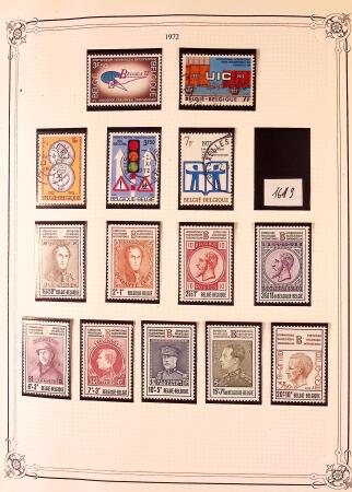 Collection timbres neuf et obl. de Belgique +qq lettres