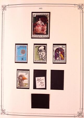 Collection timbres neuf et obl. de Belgique +qq lettres