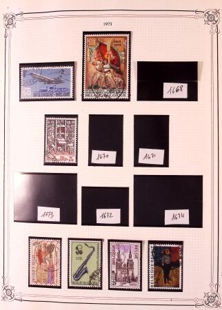 Collection timbres neuf et obl. de Belgique +qq lettres