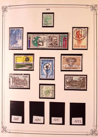 Collection timbres neuf et obl. de Belgique +qq lettres