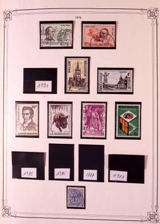 Collection timbres neuf et obl. de Belgique +qq lettres