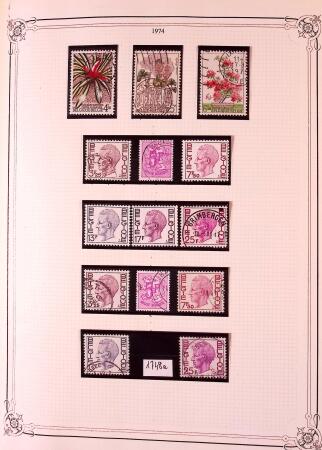 Collection timbres neuf et obl. de Belgique +qq lettres
