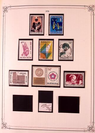 Collection timbres neuf et obl. de Belgique +qq lettres