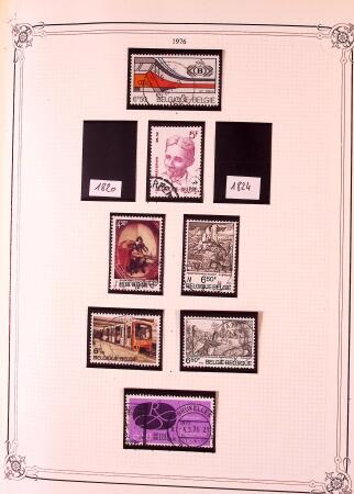 Collection timbres neuf et obl. de Belgique +qq lettres