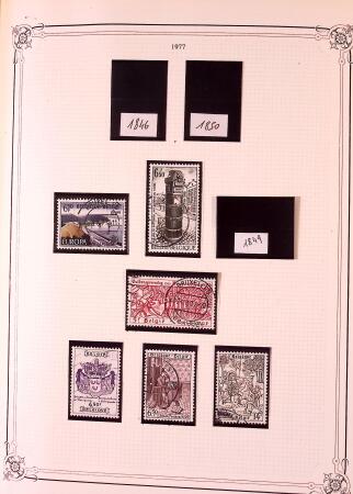 Collection timbres neuf et obl. de Belgique +qq lettres