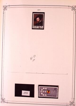 Collection timbres neuf et obl. de Belgique +qq lettres