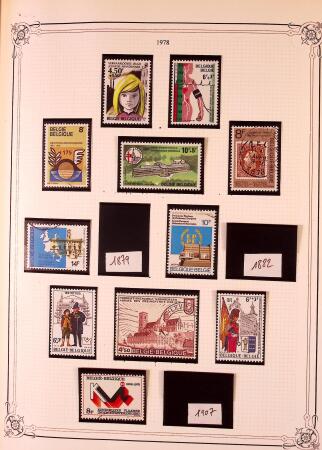 Collection timbres neuf et obl. de Belgique +qq lettres