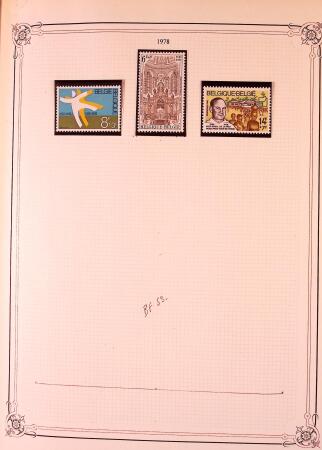 Collection timbres neuf et obl. de Belgique +qq lettres