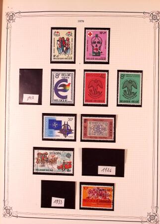 Collection timbres neuf et obl. de Belgique +qq lettres