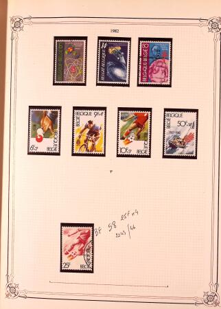 Collection timbres neuf et obl. de Belgique +qq lettres
