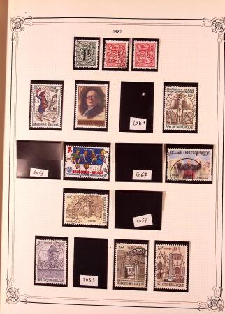 Collection timbres neuf et obl. de Belgique +qq lettres