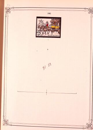 Collection timbres neuf et obl. de Belgique +qq lettres